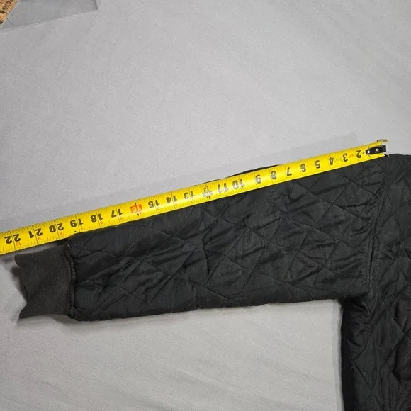 Vintage‎ 80s Silk Quilted Bomber Jacket Jonathan Martin Womens Medium Retro - Picture 12 of 12